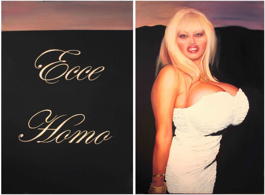ECCE HOMO 2009 akr na pl 2 x 100x70 cm